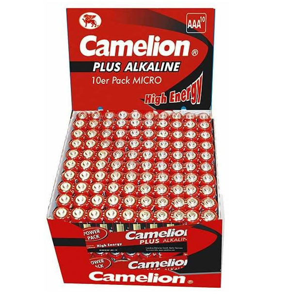 Baterie alkaliczne AAA CAMELION LR03 1170 mAh — opakowanie 200 szt.
