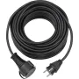 Brennenstuhl H05RR-F 3G1,5 - Przedłużacz zasilający - CEE 7/7 (SCHUKO) (M) - Zasilacz CEE 7/4 (SCHUKO)/CEE 7/7 (SCHUKO) (W) - 25,0m - Czarny (1161470)