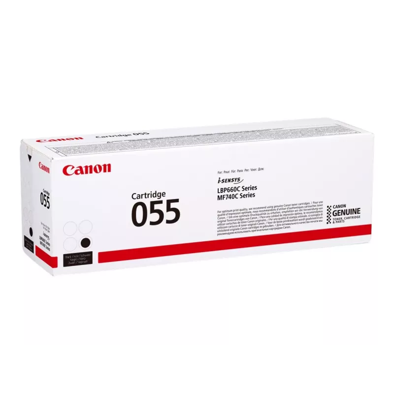 Oryginalny czarny toner Canon 055, 1 szt.