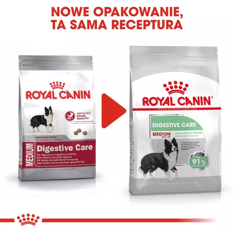 ROYAL CANIN CCN Medium Digestive Care - sucha karma dla psów - 3 kg