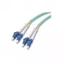 M-CAB - Kabel krosowy - LC Multi-Mode (M) na LC Multi-Mode (M) - 3 m - Światłowód - Simplex - 50/125 mikrometrów - OM3 - akwamaryna