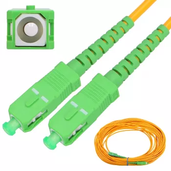 Światłowodowy kabel krosowy Extralink SC/APC–SC/APC Singlemode G.652D 3.0 mm 10 m FTTH