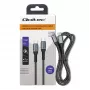 Kabel USB Qoltec 52358 1.5m USB C Czarny USB 2.0 0.48 Gbit/s