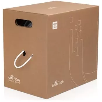 Kabel sieciowy Ubiquiti U-Cable-C6-CMP U/UTP Cat6 305m Biały