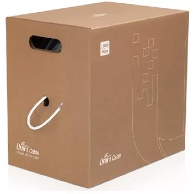 Kabel sieciowy Ubiquiti U-Cable-C6-CMP U/UTP Cat6 305m Biały
