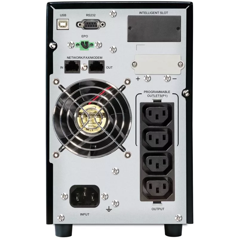 Zasilacz awaryjny (UPS) PowerWalker VFI 1000 CG PF1 z podwójną konwersją (Online) 1 kVA 1000 W 4 gniazda AC