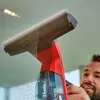 Düsenset BRILLIANTO, für Fensterreiniger schwarz, 2 Stück: 350mm und 165mm