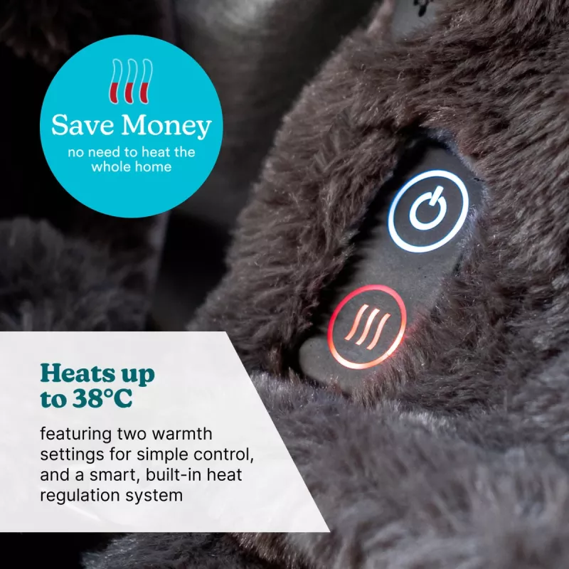 HoMedics Cordless Warming Shawl HCM-SWL100 — bezprzewodowy szal grzewczy, ładowalny, do ramion i pleców