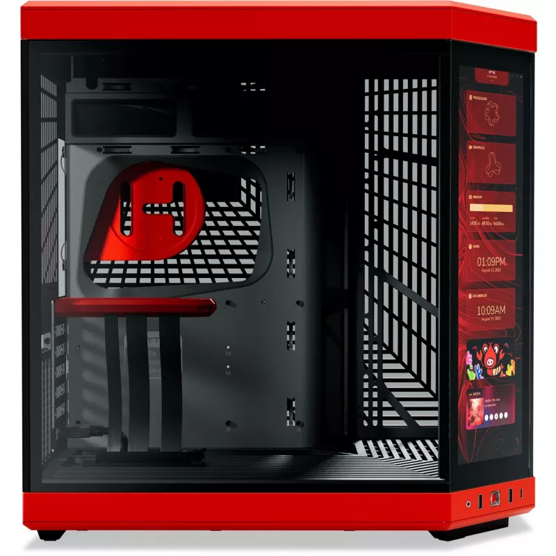 HYTE Y70 Touch Infinite Midi Tower czarny, Cherry colour