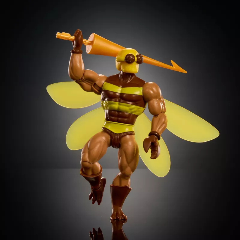 Figurka akcji MATTEL Masters of the Universe Origins Buzz Off, kolekcjonerska figurka zabawkowa JBM88