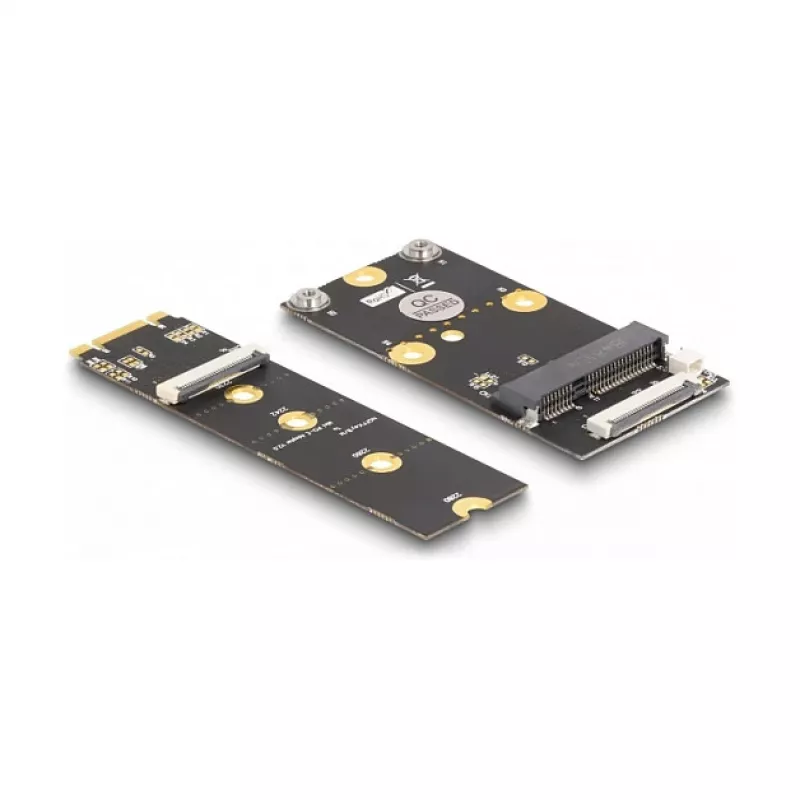 DeLOCK Converter M.2 Key B+M male to Mini PCIe Slot flexible kabel