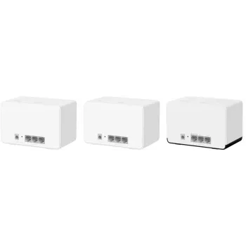 Router MERCUSYS Halo H85X Dual-band Wi‑Fi 6 (802.11ax), 2.4/5 GHz, do 2402 Mbps, 3 porty LAN, biały (zestaw 3 szt.)