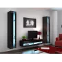 Regał Cama VIGO NEW 180/40/30 czarny/czarny połysk