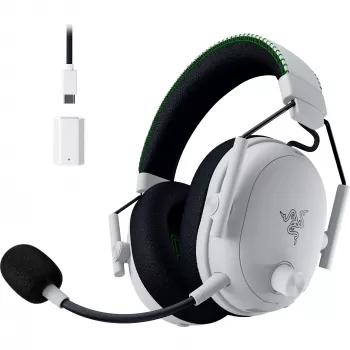Zestaw słuchawkowy Razer CzarnyShark V3 Pro przewodowy i bezprzewodowy Bluetooth biały