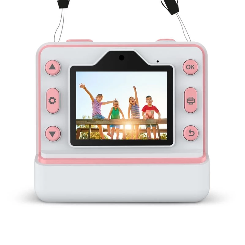 Xblitz FLASH PINK Aparat natychmiastowy z drukarką termiczną dla dzieci