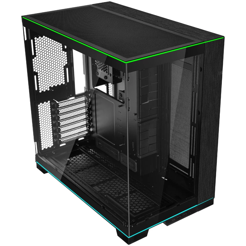 Lian Li O11DERGBX O11D EVO obudowa PC szklana MIDI Tower czarna RGB hartowane szkło