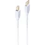 shiverpeaks ®-BASIC-S--Kabel USB, wtyk typu A na wtyk typu B, HIGH SPEED, pozłacane styki, USB 2.0, biały, 5,0 m (BS77025-W)