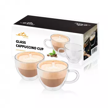 ETA | Cappuccino glasses | ETA518092010 | For coffee | 2 szt. | Dishwasher proof