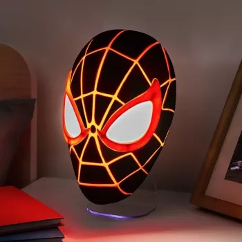 Lampa stołowa Paladone Mask Light PP14323SPMVN Spiderman Miles Morales – lampka nocna w kształcie postaci