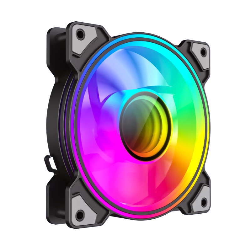 Gamemax | Wentylator obudowy | DUAL RING INFINITY | Czarny
