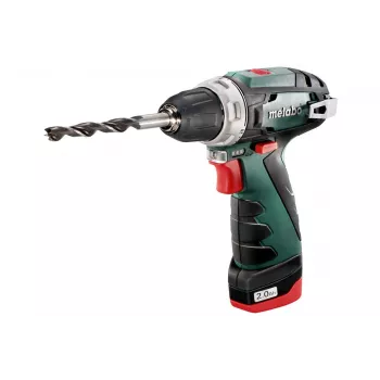 Wiertarka pistoletowa Metabo PowerMaxx BS Basic 1400 obr./min, czarna, zielona