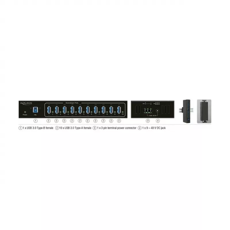 Hub USB DeLOCK 63919
