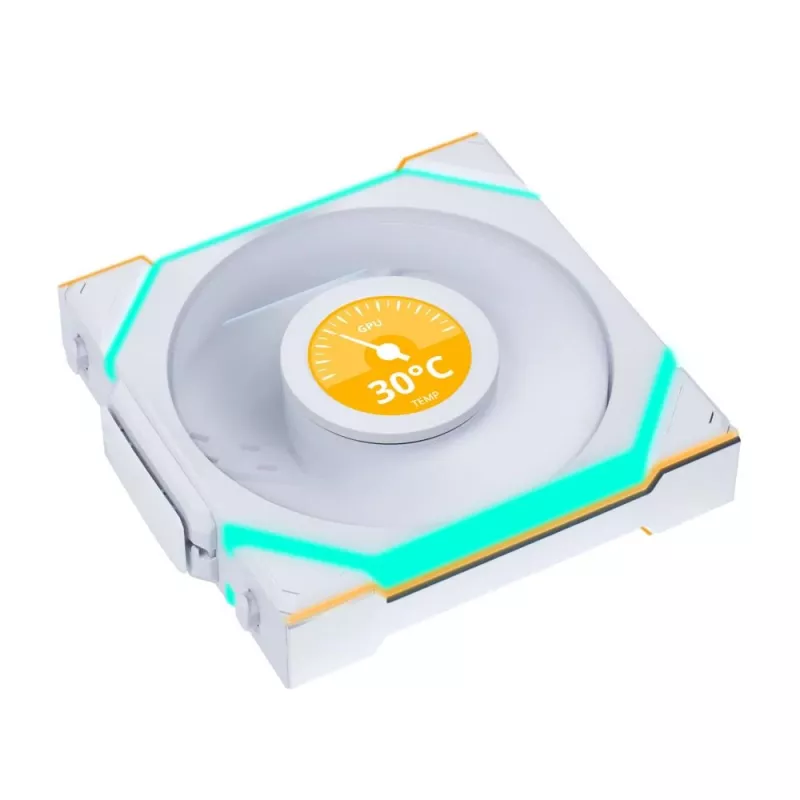 Lian Li UNI FAN SL Wireless LCD ARGB 120mm Biały 3-pak
