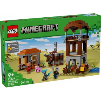 LEGO MINECRAFT 21278 Placówka złosadników i niszczyciel