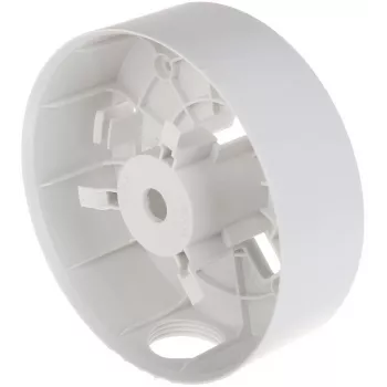 Puszka przyłączeniowa Hikvision DS-1280ZJ-PT3 — biała, uniwersalny montaż, Ø12 cm, wys. 40,5 mm, maks. obciążenie 2 kg