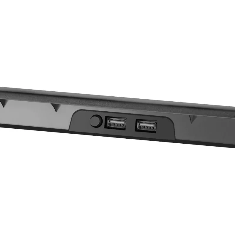 Podkładka chłodząca do notebooka DEFENDER NS-503 dla laptopów 43,2 cm (17 cali), 2 wentylatory, zasilana USB, czarna