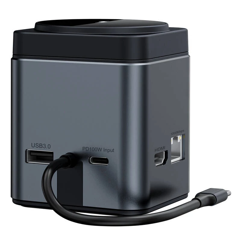 Stacja dokująca BlitzWolf BW-TH17 9-w-1 z ładowarką 15 W — USB-C, HDMI, PD