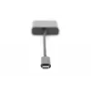 DIGITUS DA-70853 adapter USB-C – VGA, Full HD 1080p, czarny