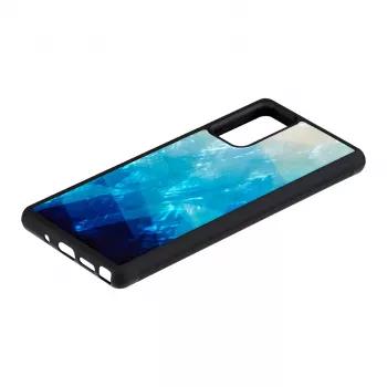 Etui ochronne iKins dla Samsung Galaxy Note 20 — niebieskie jezioro i czarne, smukła obudowa