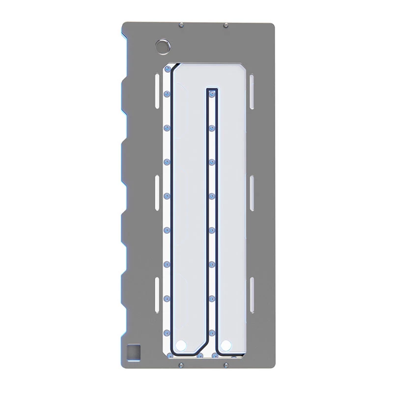 Distro Plate Triton Wraith 2.0 Elite — płyta dystrybucyjna, srebrne wykończenie