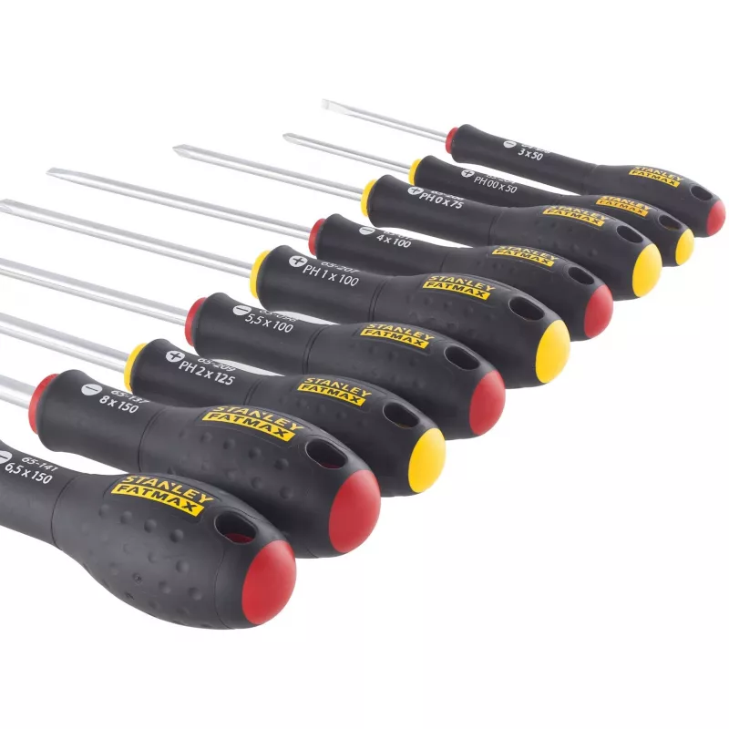 Zestaw wkrętaków ręcznych STANLEY FATMAX FMHT65439-0 — wkrętaki płaskie, różne rozmiary