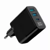Gembird TA-UC-PDQC30LCD-BK-02 ładowarka do urządzeń mobilnych Uniwersalna Czarna AC Szybkie ładowanie Wewnętrzna
