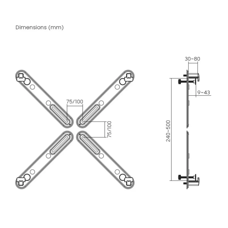 Adapter do monitorów bez VESA MC-990