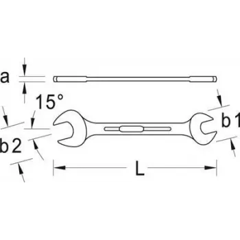 Klucz płaski Gedore 6065610
