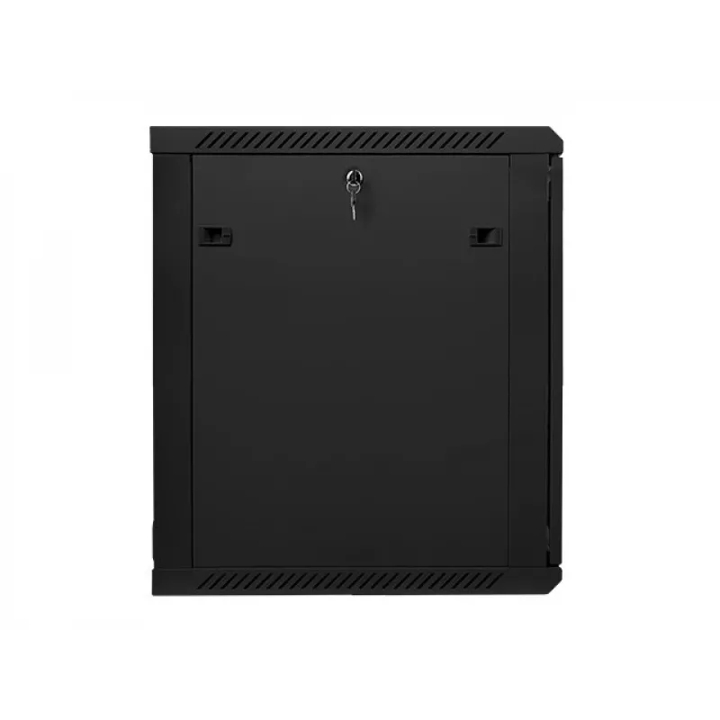 Lanberg ścienna szafa instalacyjna rack 19'' 15U 600x600mm czarna (szklane drzwi)