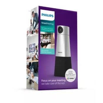 Kamera do wideokonferencji Philips PSE0550 Czarny, Srebrny 3840 x 2160 pikseli 30 fps CMOS 25,4 / 2,8 mm (1 / 2,8 cala)