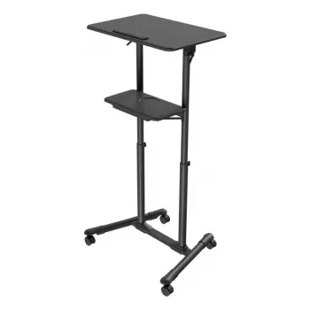 Stojące biurko Gembird TVS-DESK-01-BK czarne 20 kg 1110-1345 mm