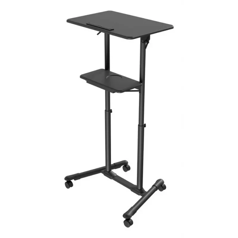 Stojące biurko Gembird TVS-DESK-01-BK czarne 20 kg 1110-1345 mm
