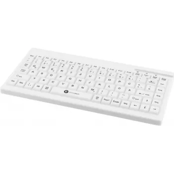 Przewodowa klawiatura medyczna GETT TKG-088-GCQ-IP68-biały-USB 2.0, uszczelniona konstrukcja IP68, biała
