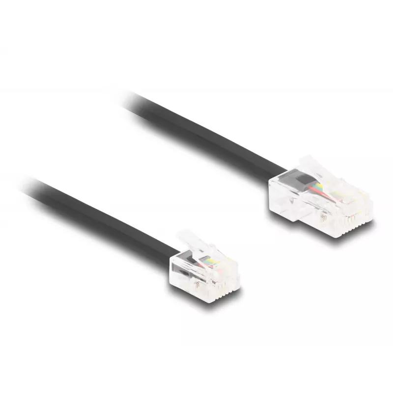 Kabel telefoniczny DeLOCK RJ45 do RJ11 czarny 3 m