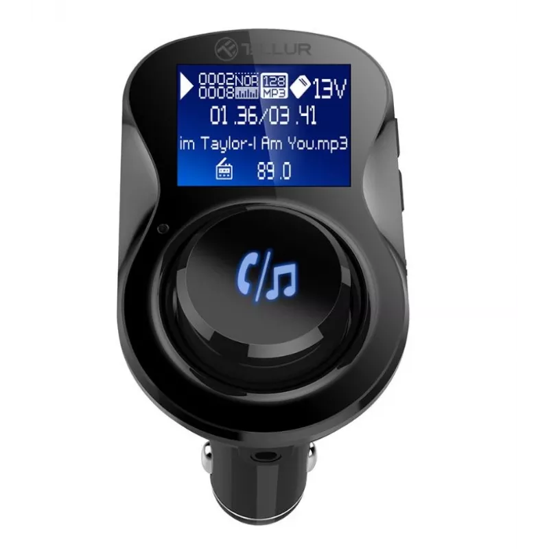 Nadajnik FM Tellur FMT-B3 z gniazdem 3,5 mm i zasilaniem USB
