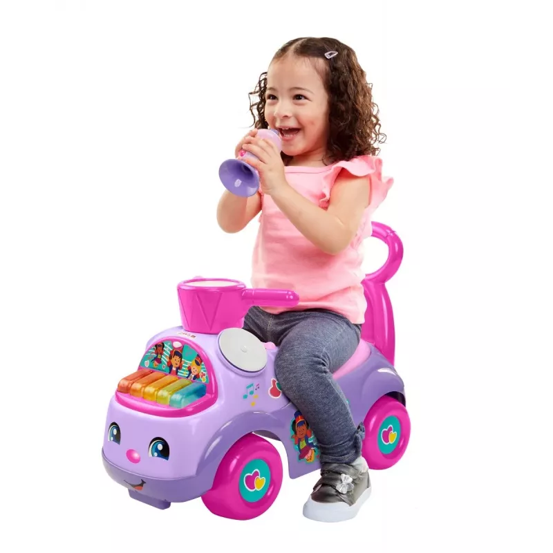 Ride On Fisher Price Musical Parade fioletowy
