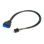 Wewnętrzny kabel USB Akasa AK-CBUB36-30BK