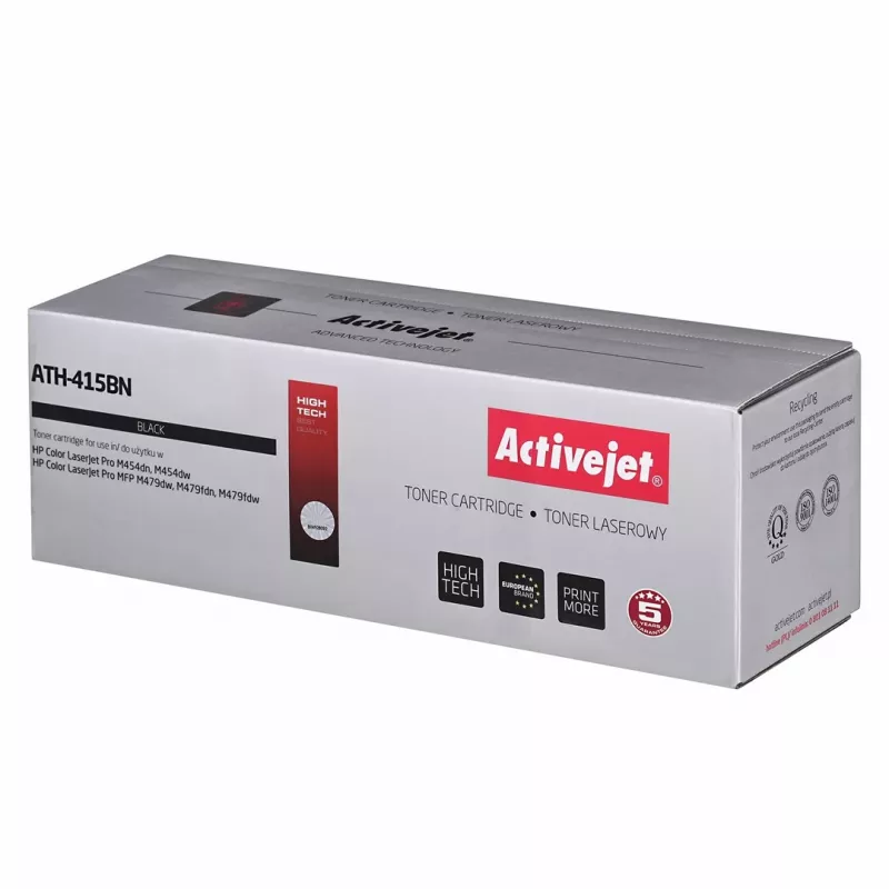 Activejet ATH-415BN Toner (zamiennik do HP 415A W2030A; Supreme; 2 400 stron; czarny) z chipem
