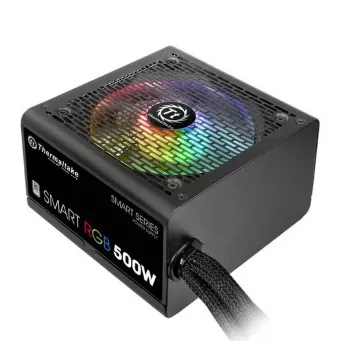 Thermaltake SMART RGB PS-SPR-0500NHSAWE-1 - Zasilacz (wewnętrzny) - ATX12V 2.3 - 80 PLUS - AC 230 V - 500 W - aktywny PFC - Czarny