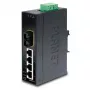 PLANET 4-portowy przełącznik Fast Ethernet PLANET IP30 cienki Type 4-portowy, przemysłowy przełącznik Ethernet + 1 port 100Base-FX(SC) (-10 – 60°C) (ISW-511)